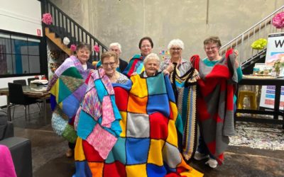 The Living Choice Ladies Knit up a Storm